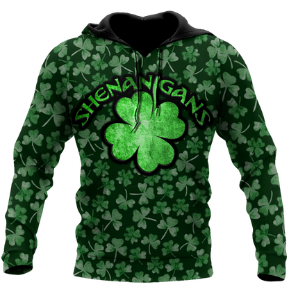 Shenanigans Shamrock 3D Shirt, Matching St Patrick's Day Shirts, St Patrick's Day Shirt, Irish Shirt, Lucky Shirt PO0298