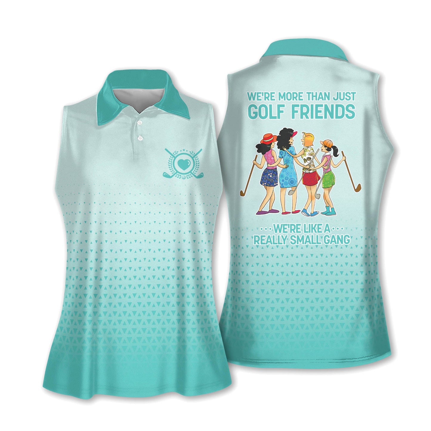 Golf Friends Sleeveless Polo Shirt I0333