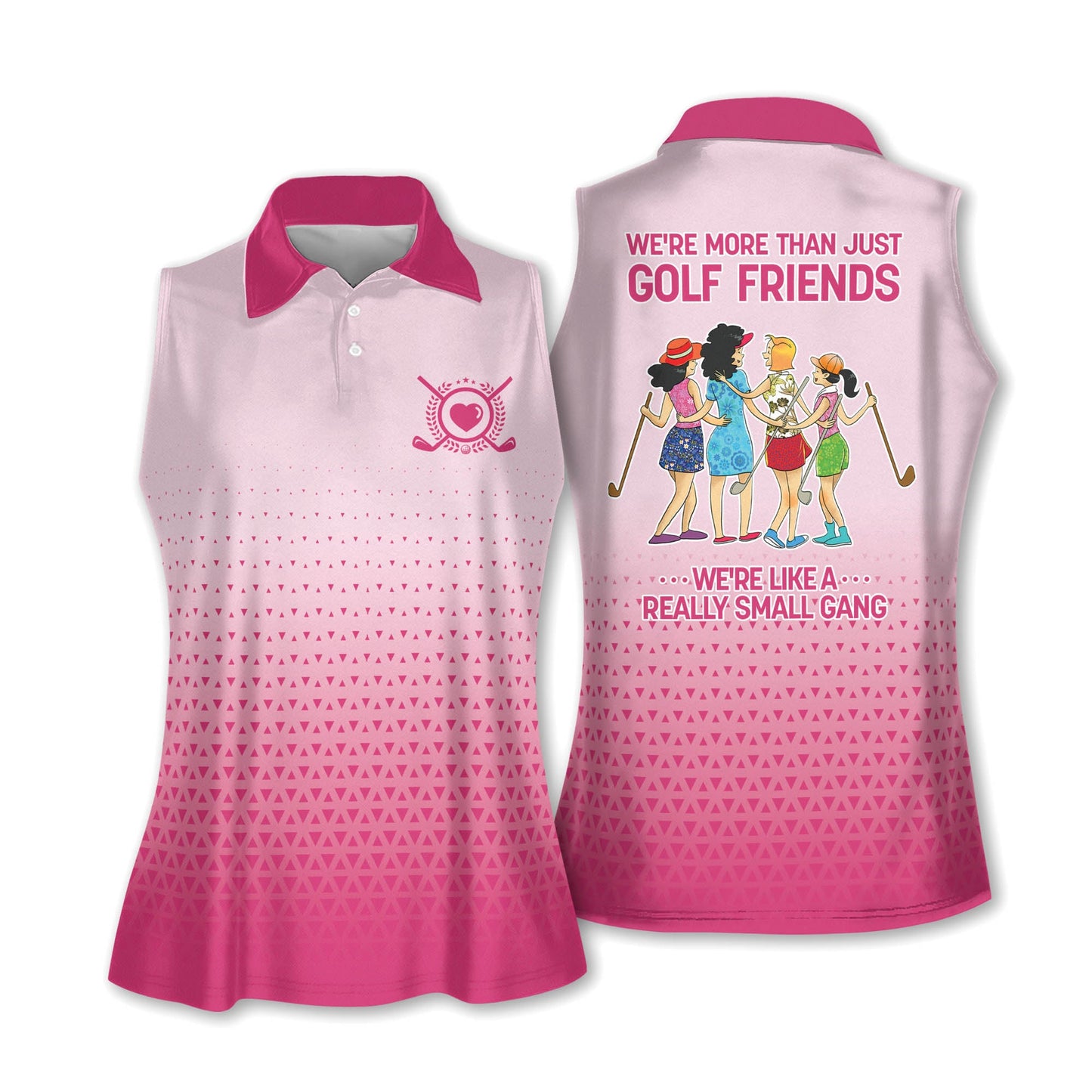 Golf Friends Sleeveless Polo Shirt I0333