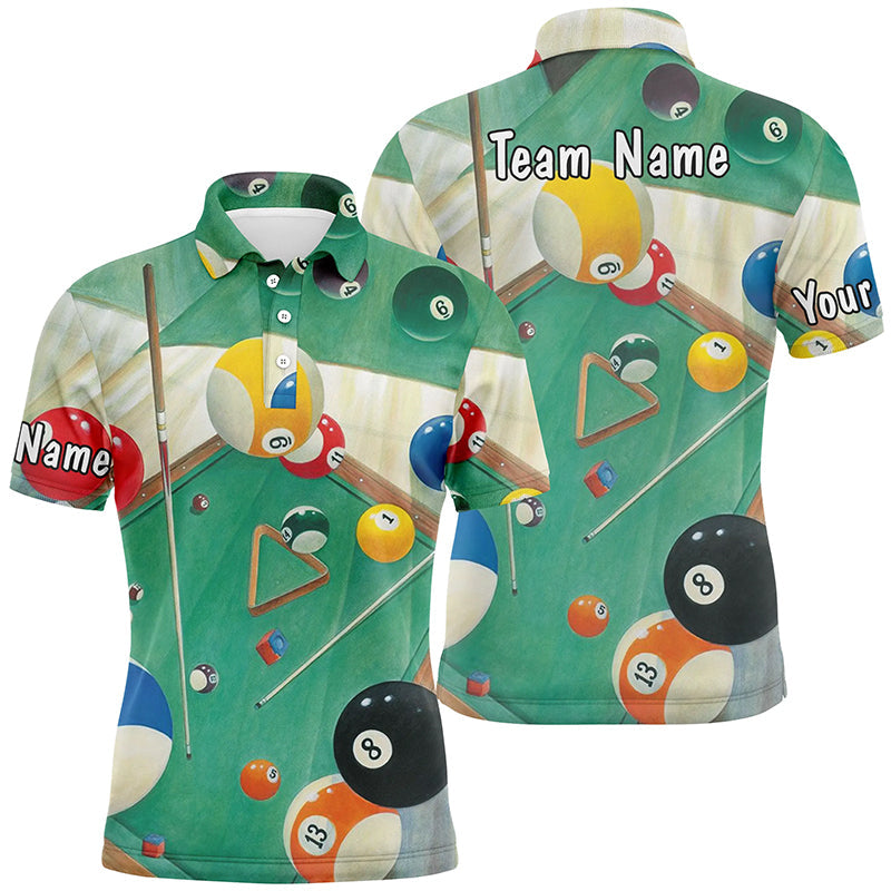 Lasfour Green Billiard Personalized Name Unisex Shirt BIA0528