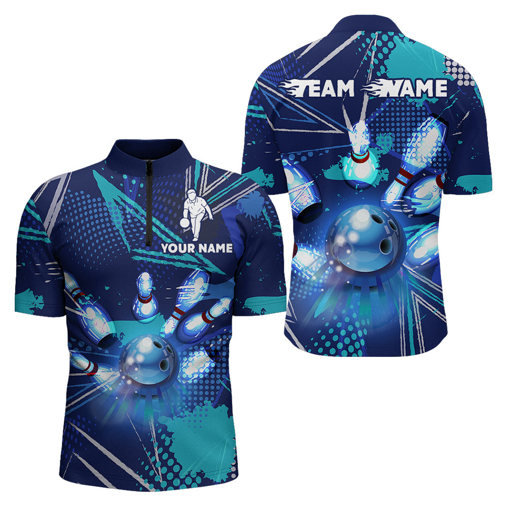 Custom Flame Bowling Jersey For Team BO0230