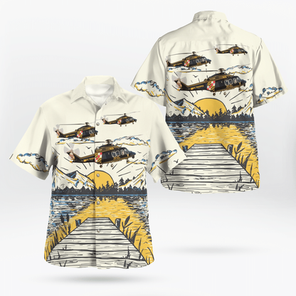 Maryland State Police Trooper 1 Helicopter Hawaiian Shirt, USA Patriotic Hawaiian Shirt HO0160