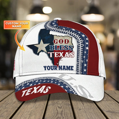 Customized 3D Full Printed Baseball Cap Pray For Texas, Texas Baseball Cap, Texas Classic Cap CO0382