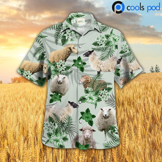 Sheep Hibiscus Hawaiian Shirt, Sheep Premium Hawaiian Shirts For Men Women HO4729