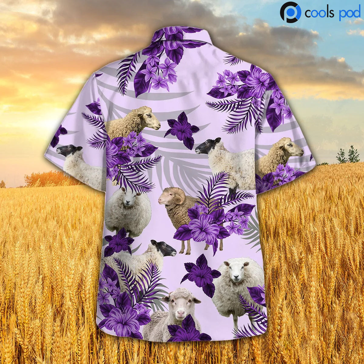 Sheep Hibiscus Hawaiian Shirt, Farm Hawaiian Shirt For Men Women, Cute Summer Hawaii Shirts HO4752