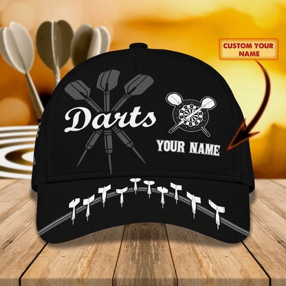 Custom Cool Dart Cap For Dart Boy Girl, Dart And Beer Baseball 3D Cap Hat, To Husband Darter Cap Hat CO0458