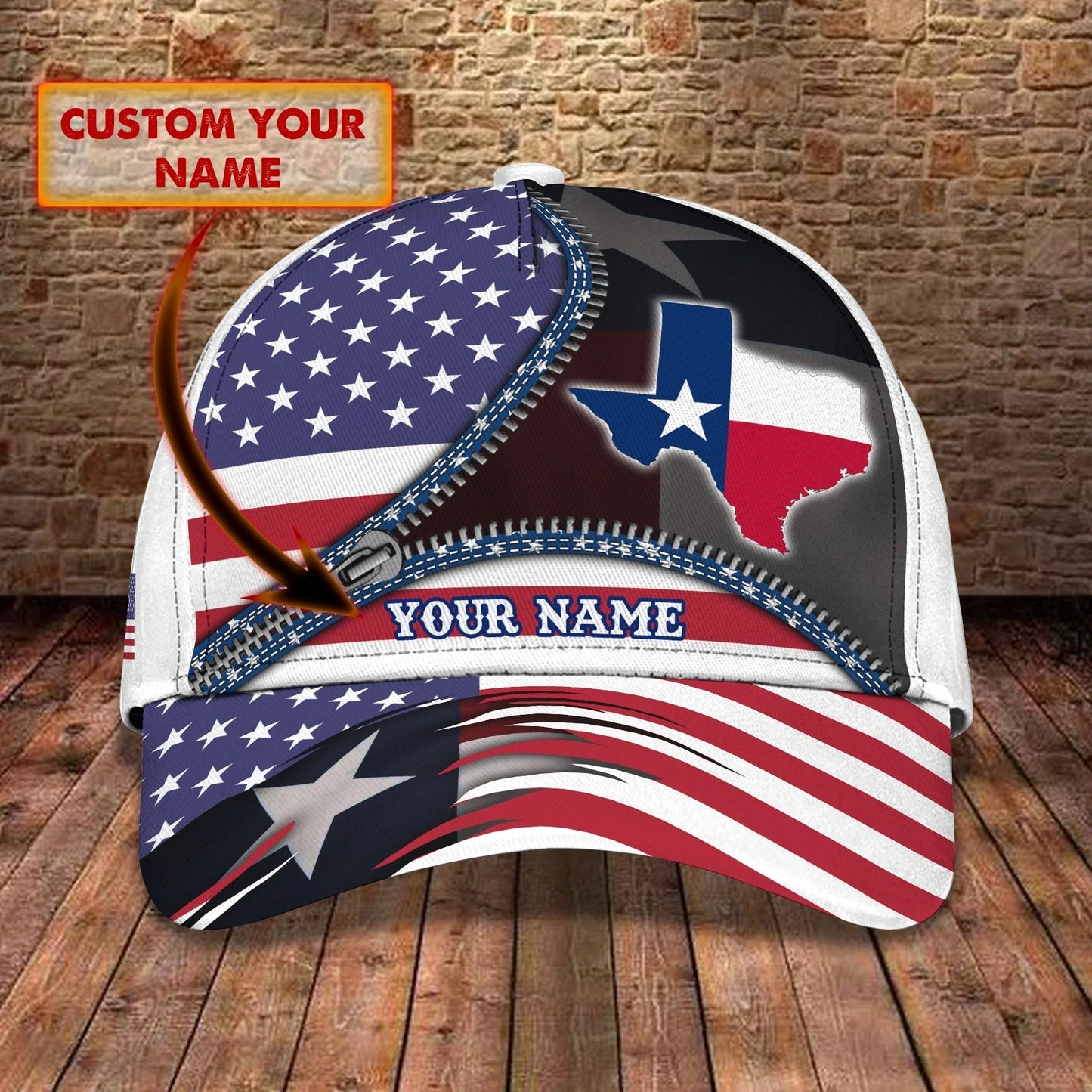 Customized 3D Full Printed Baseball Cap Pray For Texas, Texas Baseball Cap, Texas Classic Cap CO0382