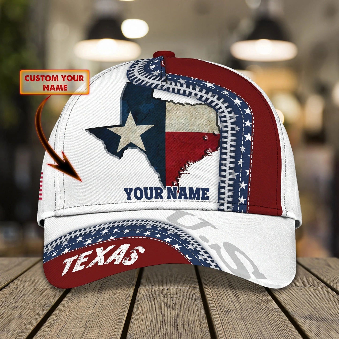 Customized 3D Full Printed Baseball Cap Pray For Texas, Texas Baseball Cap, Texas Classic Cap CO0382