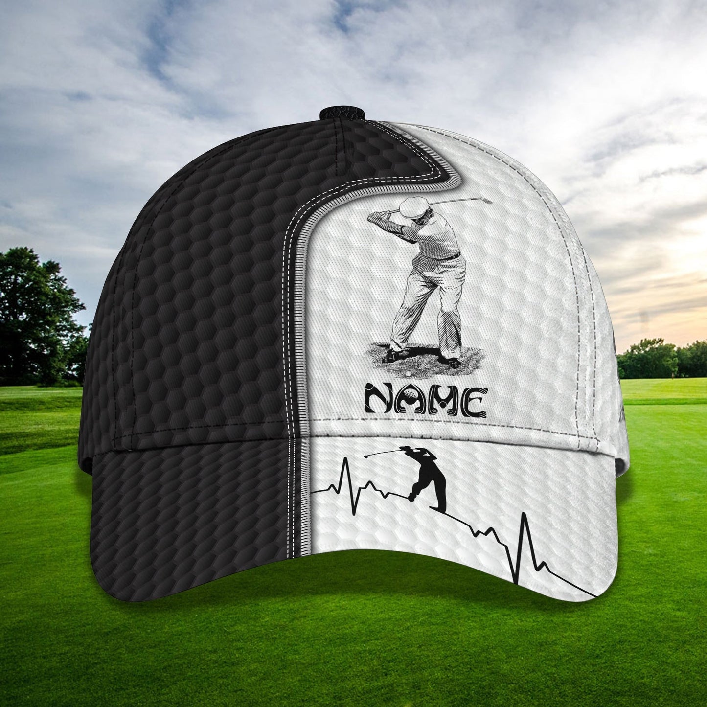 Personalized Baseball Cap For Golf Men, Classic Golf Cap, Baseball Golfer Hat, Golf Man Hats CO0339