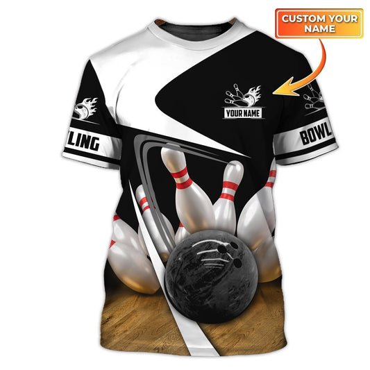 Custom 3D Bowling TShirts Unisex BOT0005