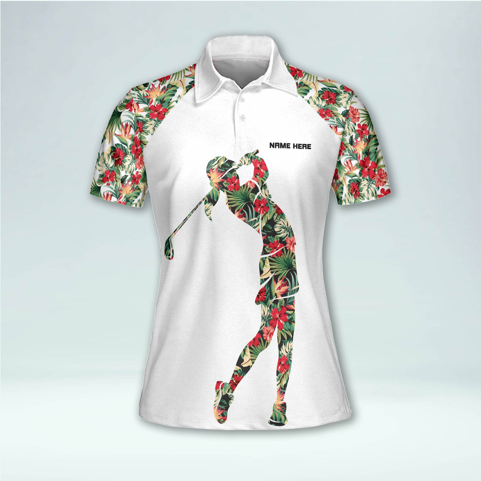Personalized Womens Golf Shirts Short Sleeve, 3d Funny Golf