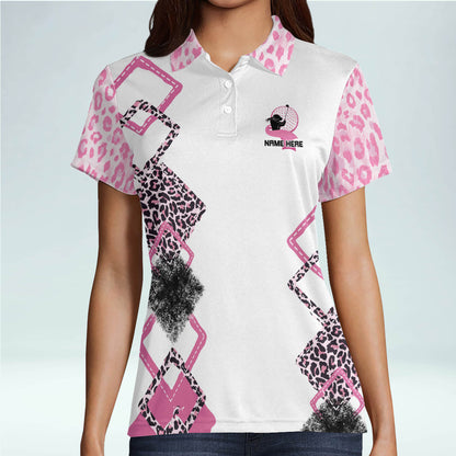 Breast Cancer Golf Polo Shirt GW0023