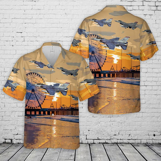 New Jersey Air National Guard 177th Fighter Wing F-16 Fighting Falcons Hawaiian shirt HO2803