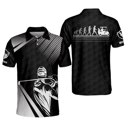 Evolution Golf Cart Crazy Golf Polo Shirt GM0266