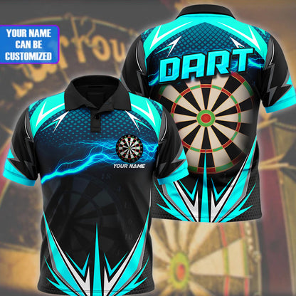 Customized with Name Gifts for Darts Players Polo Shirt, Dart Shirt Full Printing, Best Dart Players Gift, Dart Shirt DMO0161