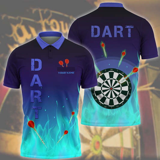 Personalized Dart Game Shirt Dart Fire Multi Color Player Darts Player Gift 3D Printed High Quality DMO0133