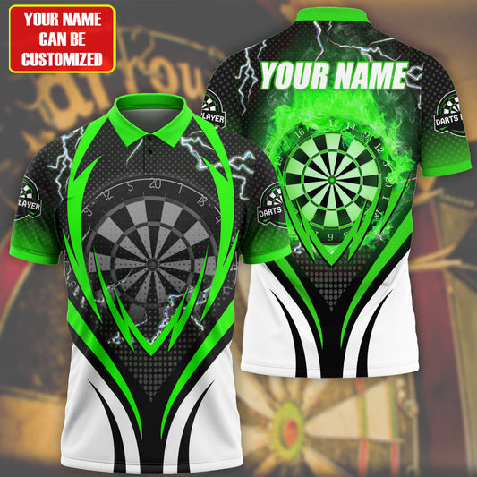 Personalized Name Polo Shirt For Darts Teams Multicolor, Shirt for Dart Player, Dart Shirt DMO0003