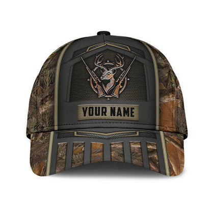 Custom Hunting Classic Cap Hat With Name, Hunter Baseball Cap Hat Present To Hunter Man Girl CO0637