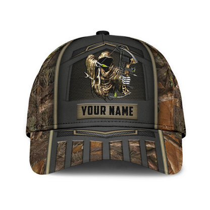 Bow Hunting Classic Cap Custom Name Baseball Cap Hat For Hunter Hunting Cap Hat CO0635