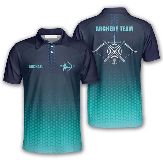 Archery Green Dots Custom Archery Shirts For Men, Personalized Archery Shirt AO0025