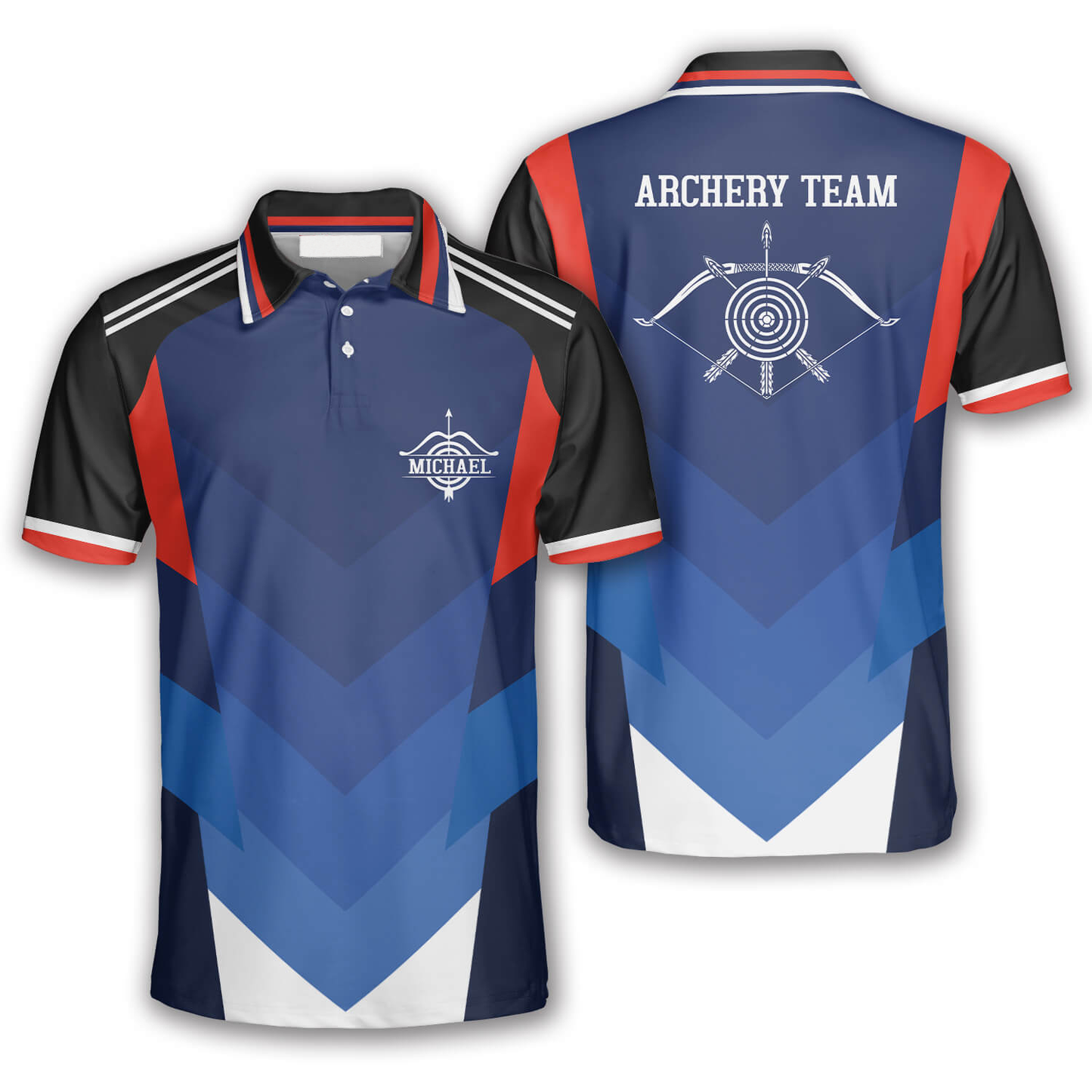 3D All Over Print Archery Superior Custom Archery Polo Shirts For Men, Idea Gift for Archery Lover AO0044