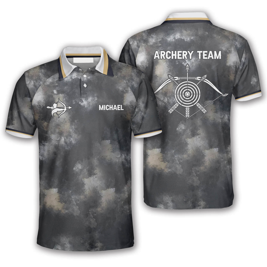 3D All Over Print Archery Tie dye Pattern Custom Archery Shirts For Men, Idea Gift for Archery Lover AO0050