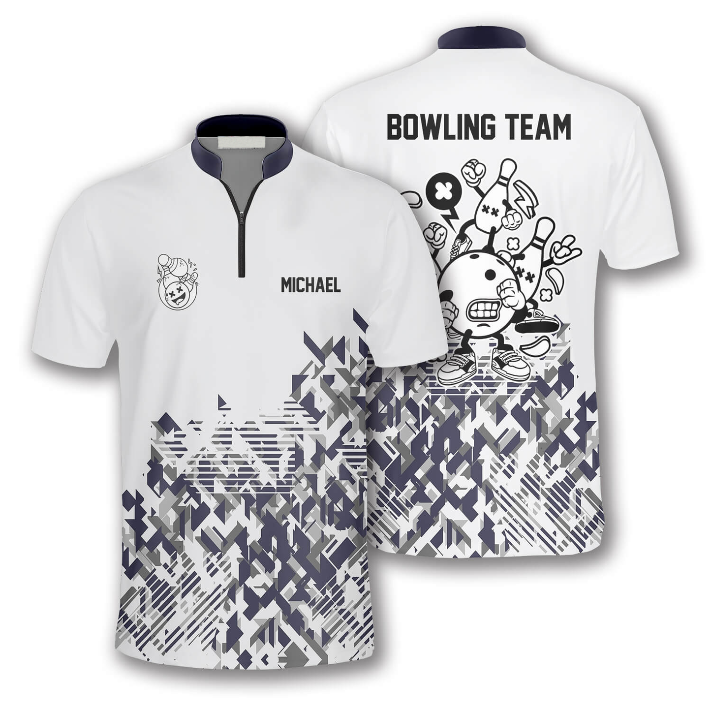 Custom Bowling Jersey For Team BO0190