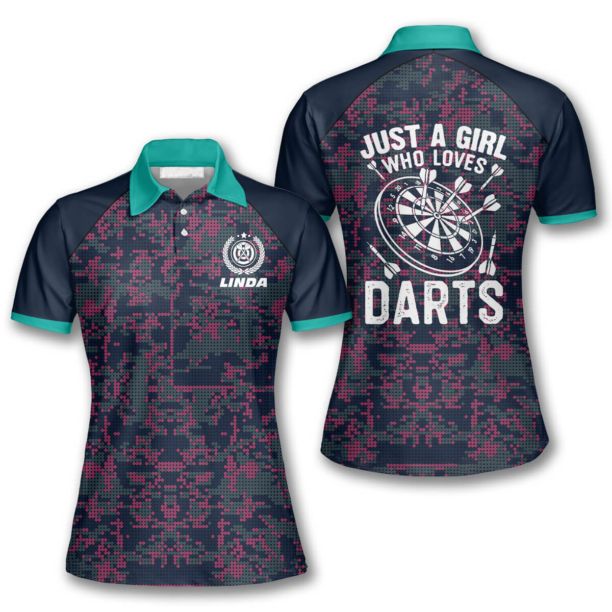 Just a Girl Who Loves Darts Custom Darts Shirts for Women DMO0112