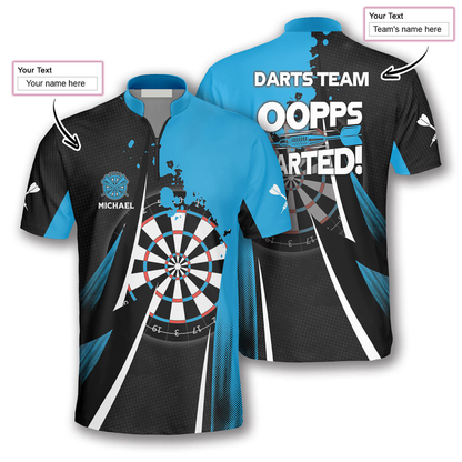 Lasfour Oopps I Darted Darts Personalized Name And Team Name 3D Shirt DMA0214