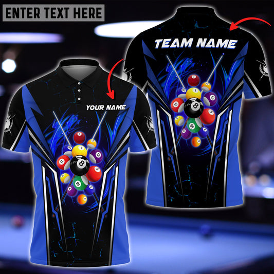 Lasfour Billiards 8 Ball Personalized 3D Shirt (Multi Color Options) BIA0203