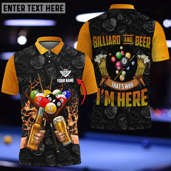 Lasfour Table Trekker Pro Billiard Personalized Name 3D Shirt BIA0616