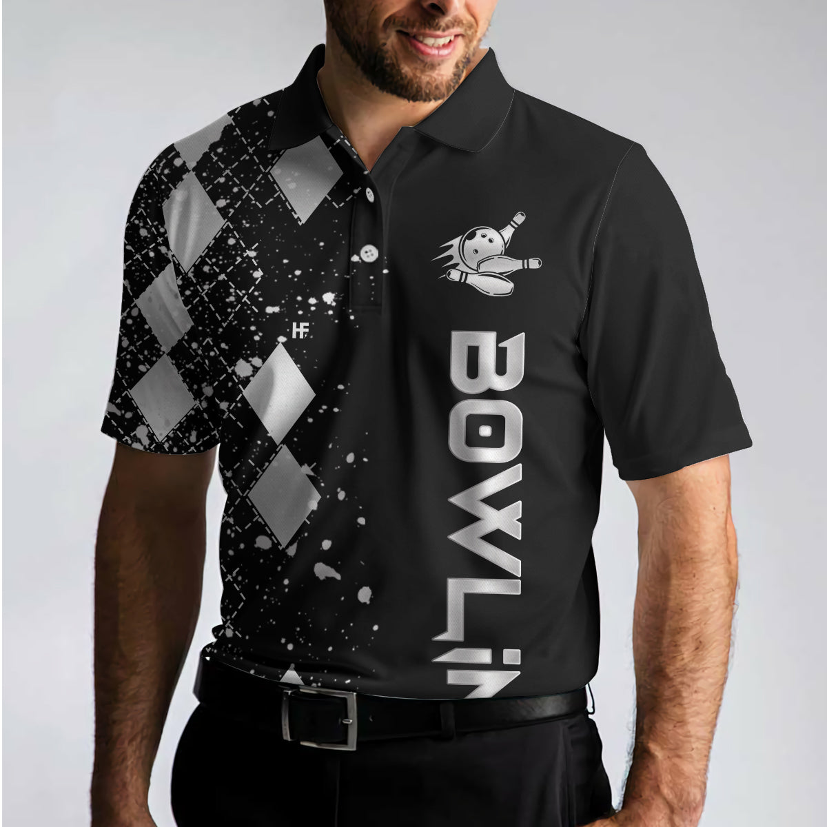 Custom Bowling Polo Shirts Men Women BO0287