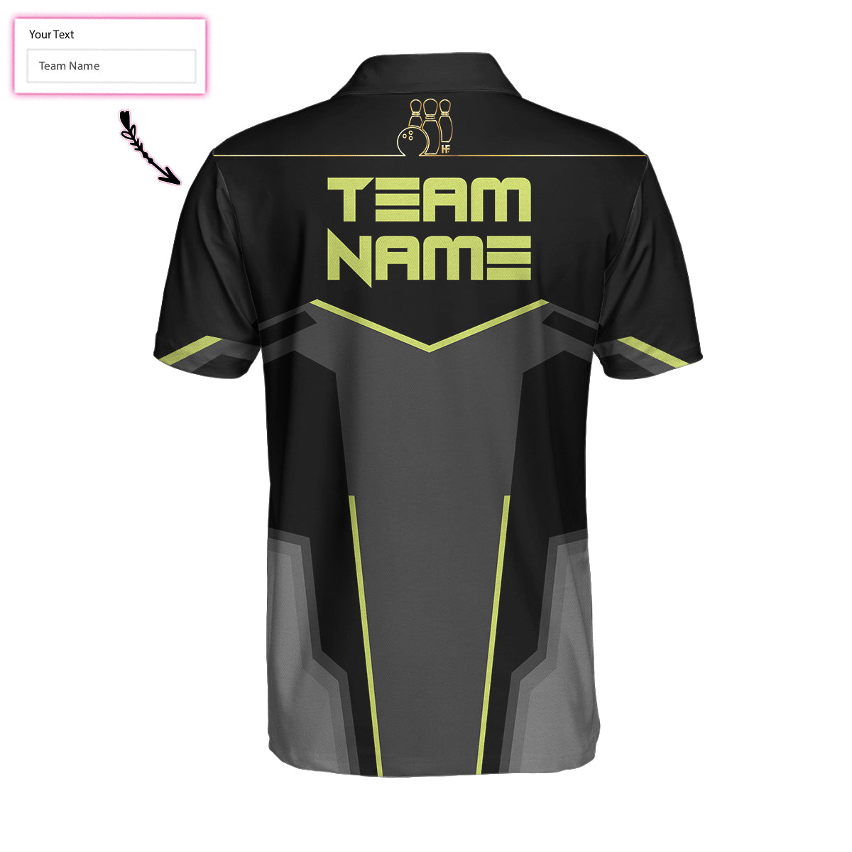 Custom Bowling Polo Shirts For Team BO0198