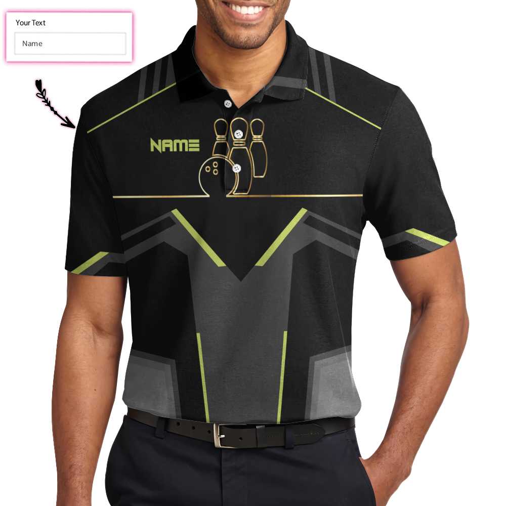 Custom Bowling Polo Shirts For Team BO0198