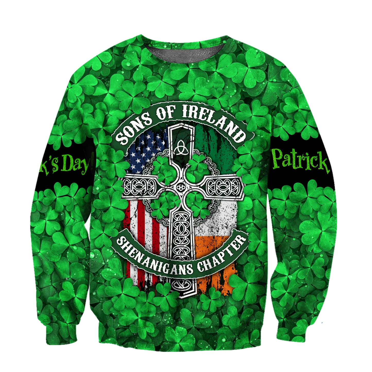 Happy St Patrick's Day Irish Shirt, Son Of Ireland Shenanigans Chapter, Hoodie T-Shirt Sweatshirt for Men and Women PO0241