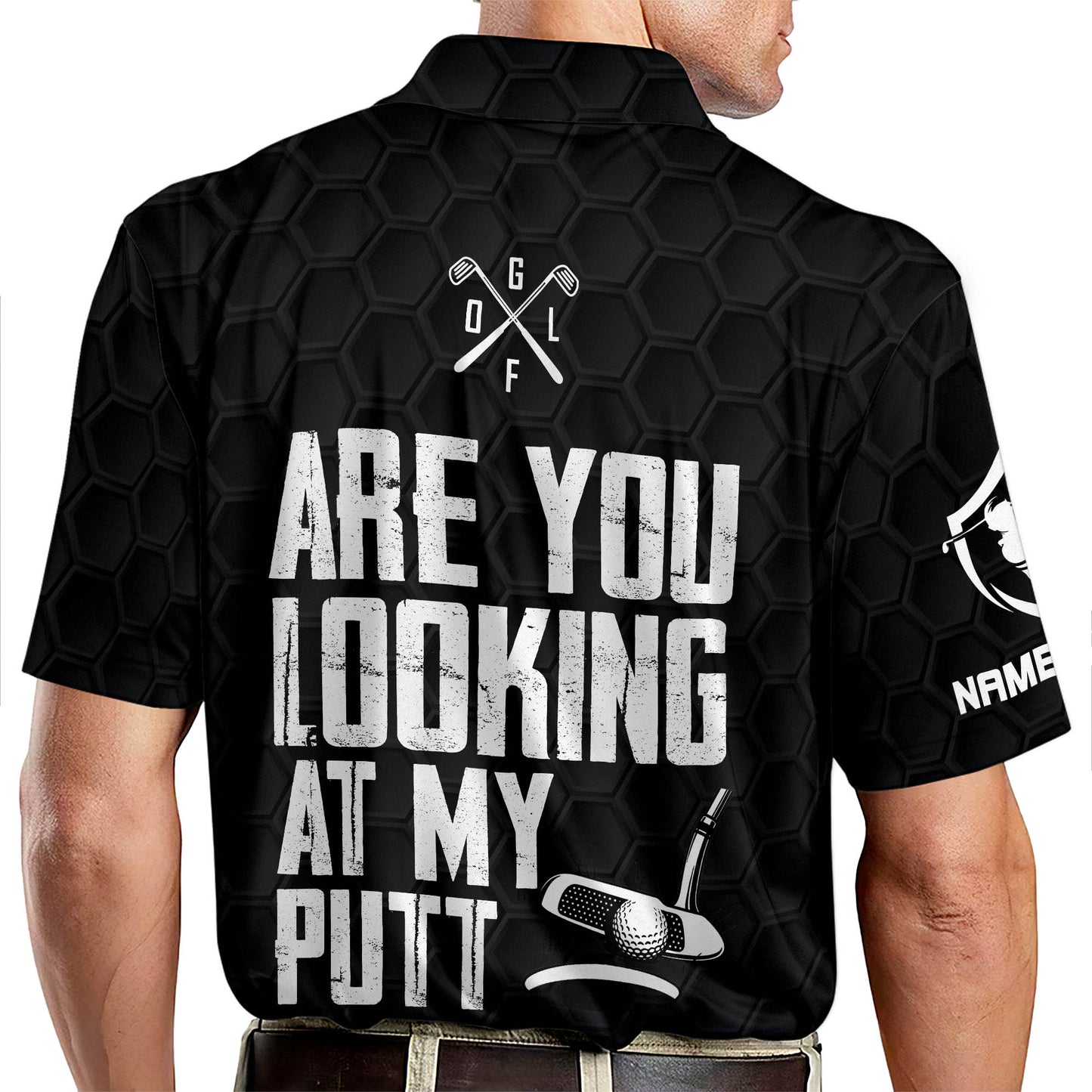 Are You Looking at My Putt Golf Polo Shirt GM0033