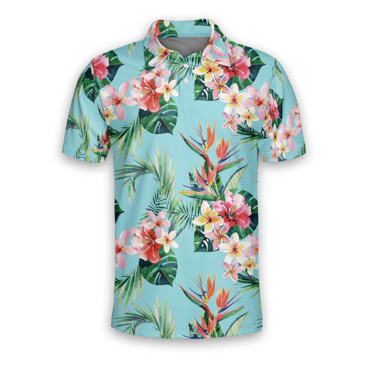 Floral Tropical Tropical Sports Golf Polo Shirt GM0159