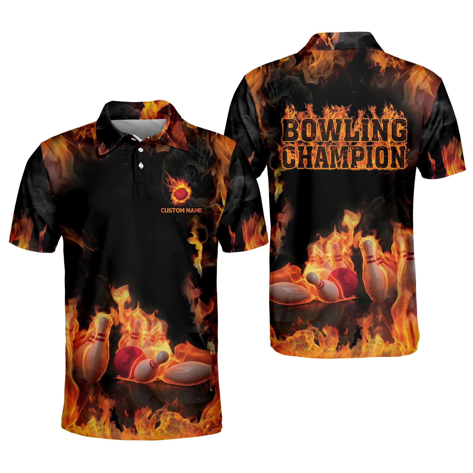 Bowling store polo shirts