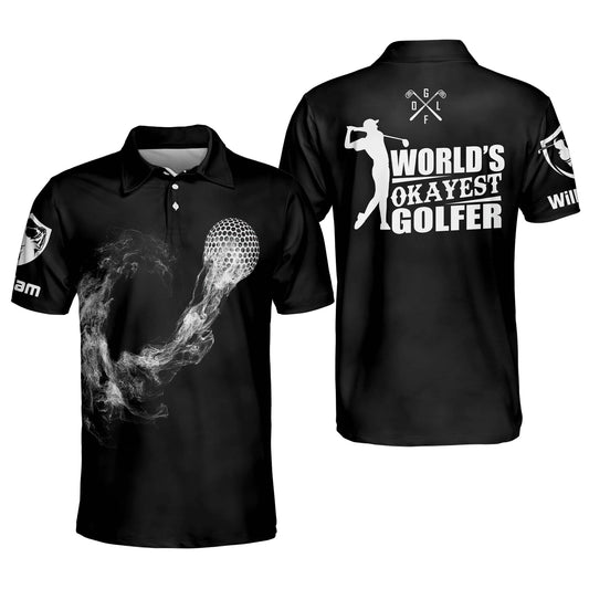 World's Okayest Golfer Polo Shirt GM0125