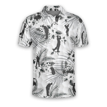 Floral Tropical Tropical Sports Golf Polo Shirt GM0155