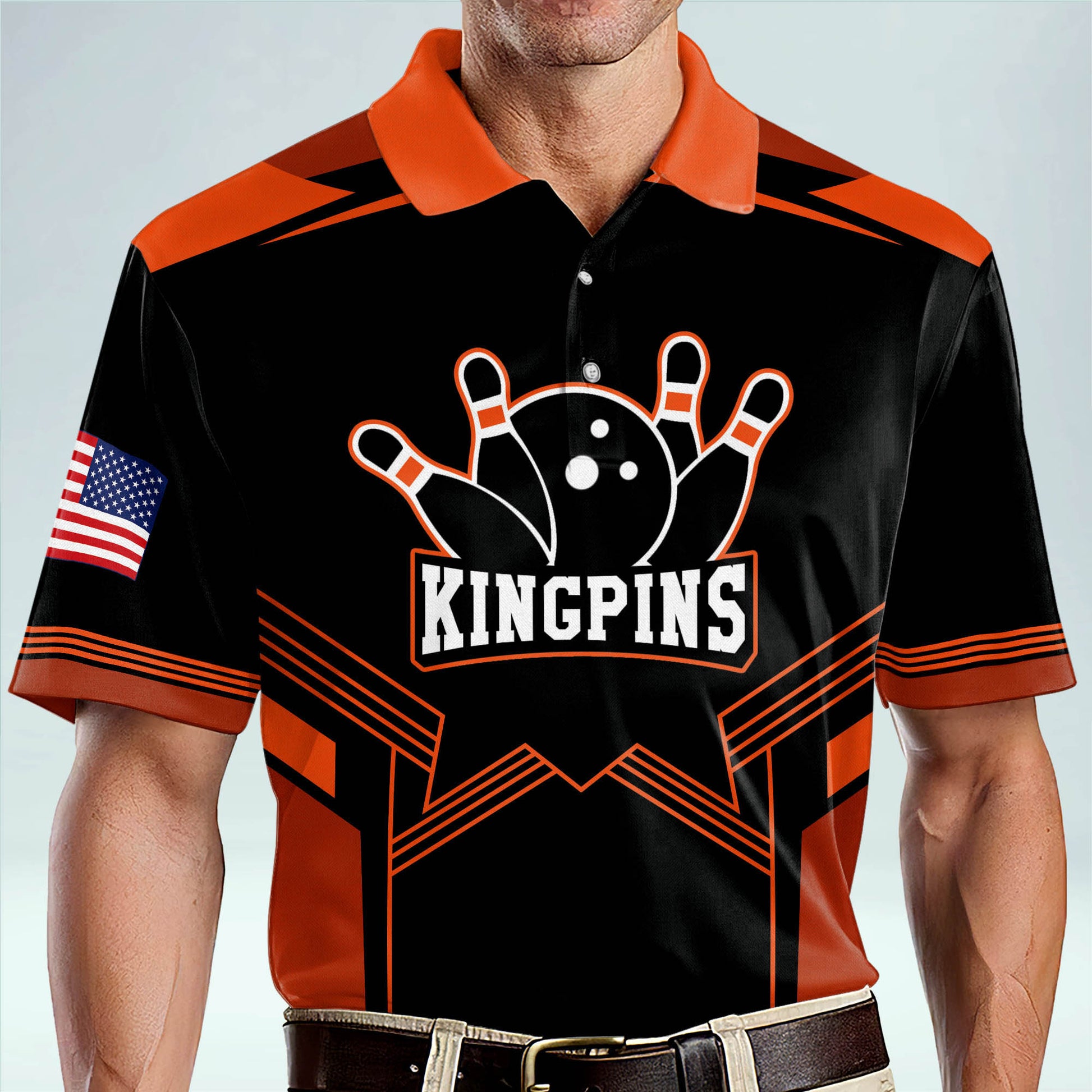 Bowling Shirts, Red Sash Jersey