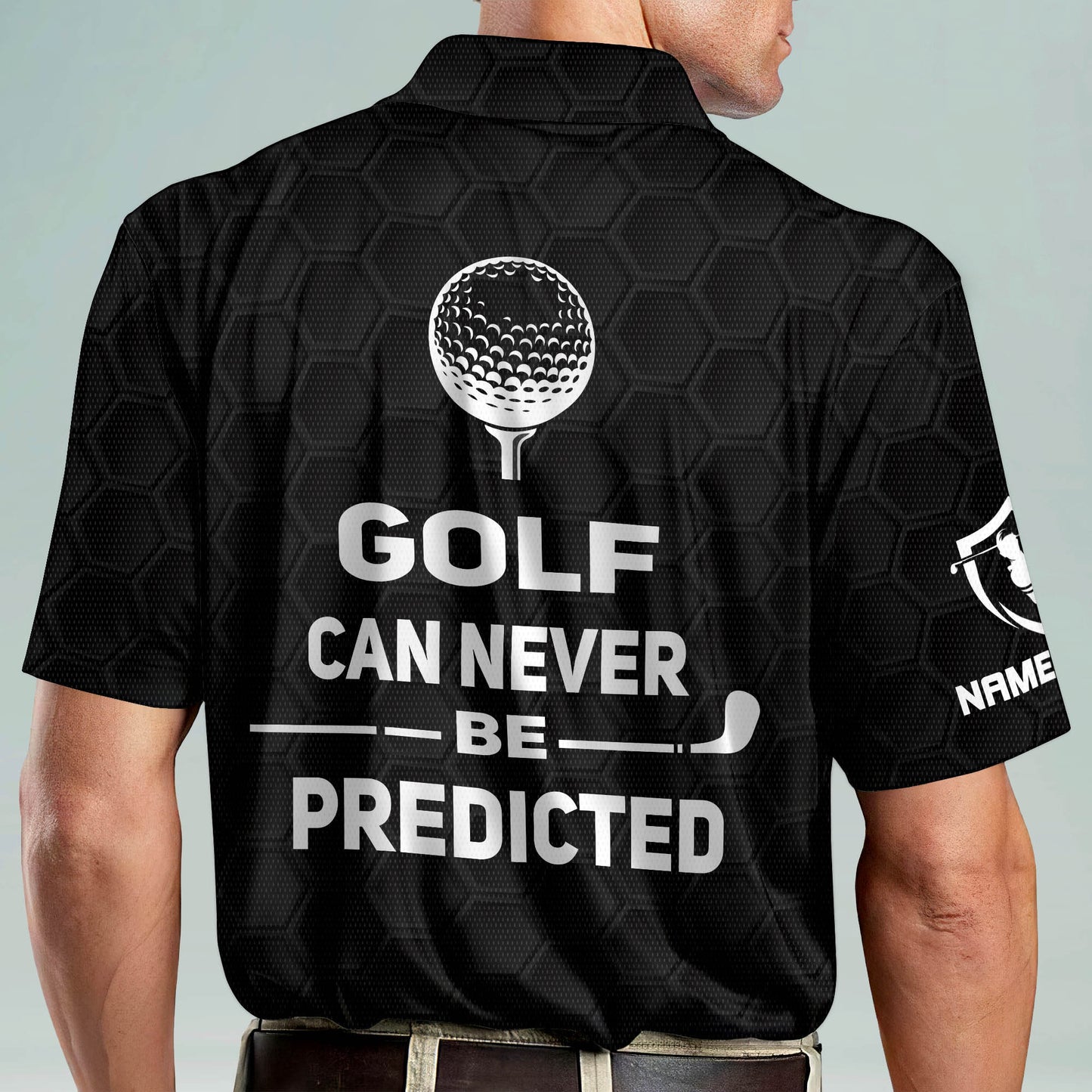 Golf Can Never Be Predicted Golf Polo Shirt GM0213