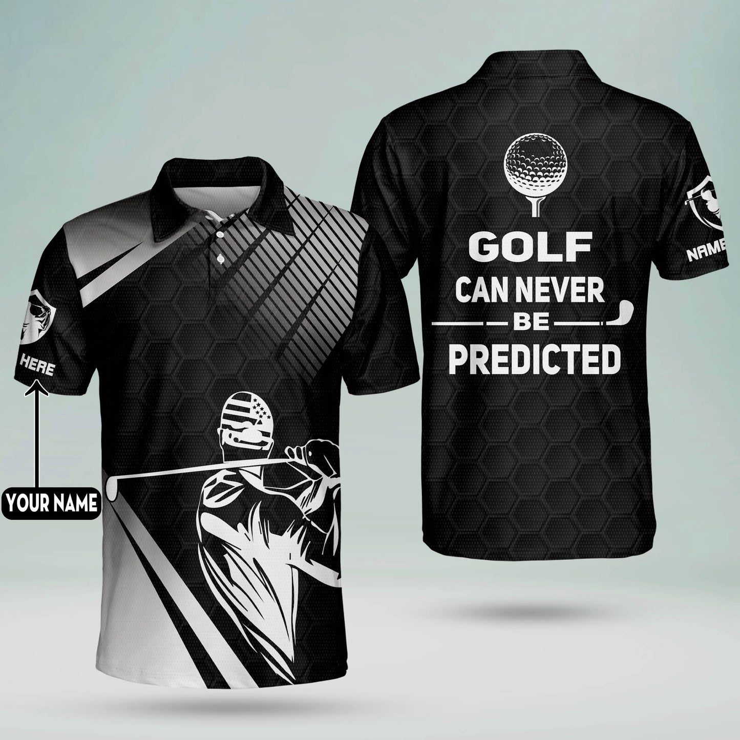 Golf Can Never Be Predicted Golf Polo Shirt GM0213