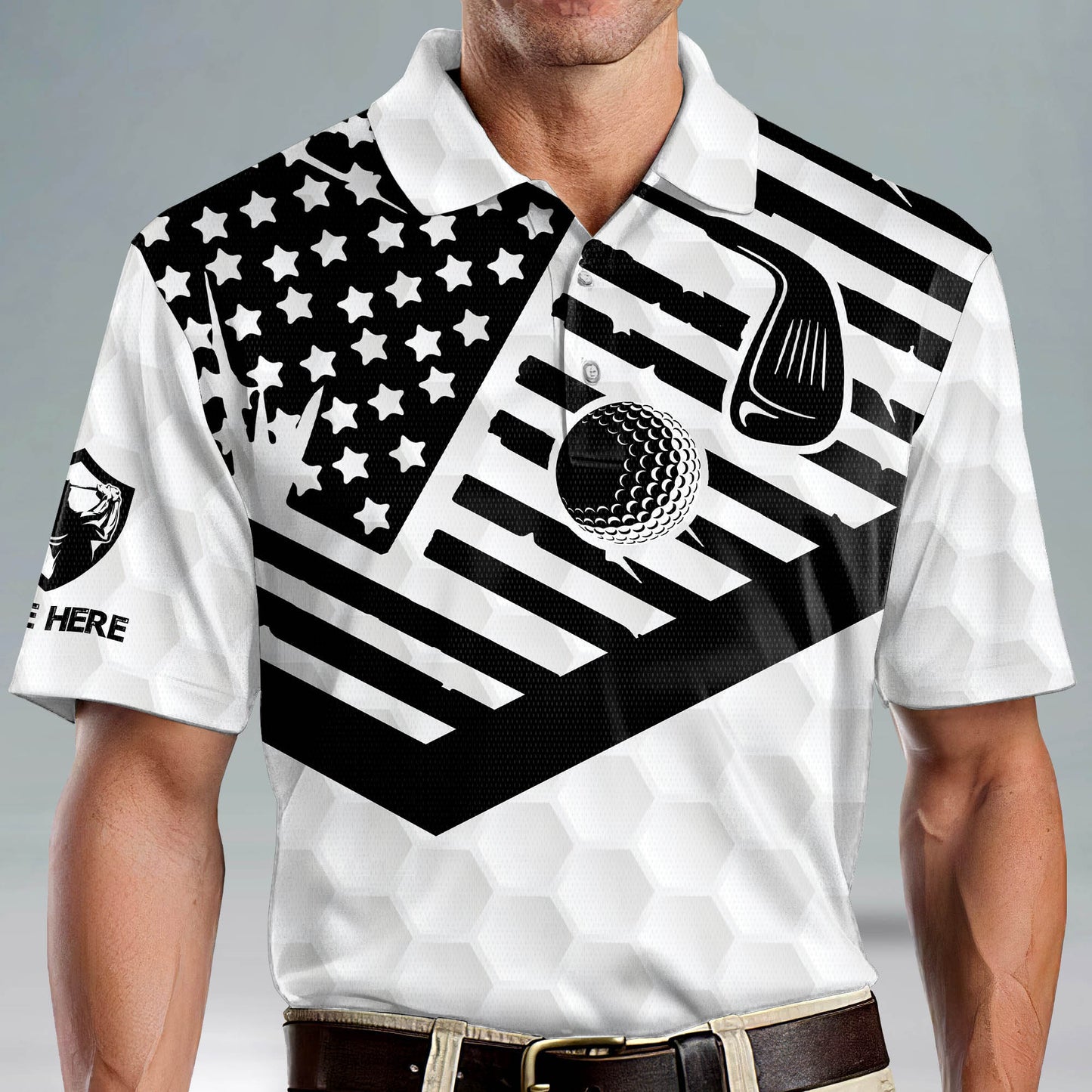 Kiss My Putt Golf Polo Shirt GM0199