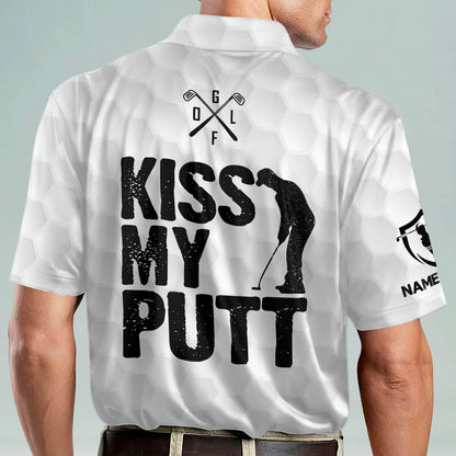 Kiss My Putt Golf Polo Shirt GM0199