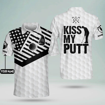 Kiss My Putt Golf Polo Shirt GM0199