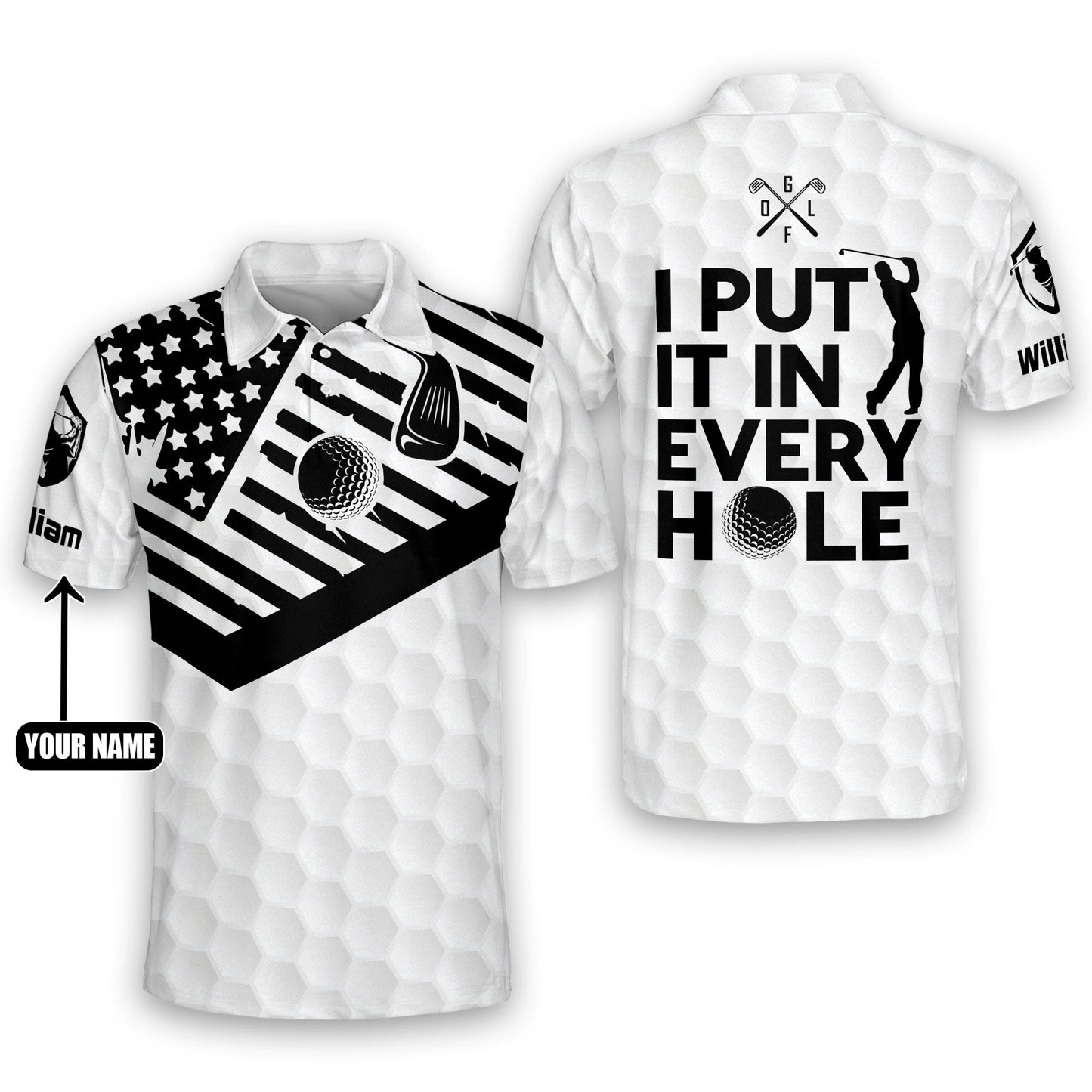 I Put It In Every Hole Golf Polo Shirs GM0132