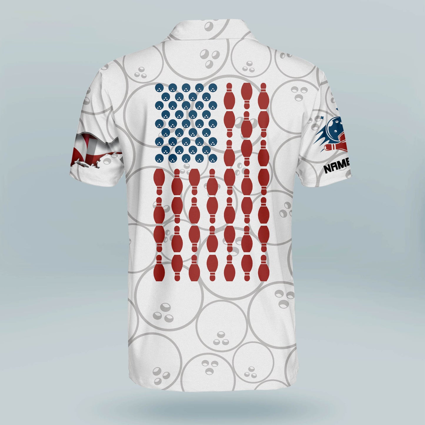 Custom American Patriotic Bowling Shirt BM0082