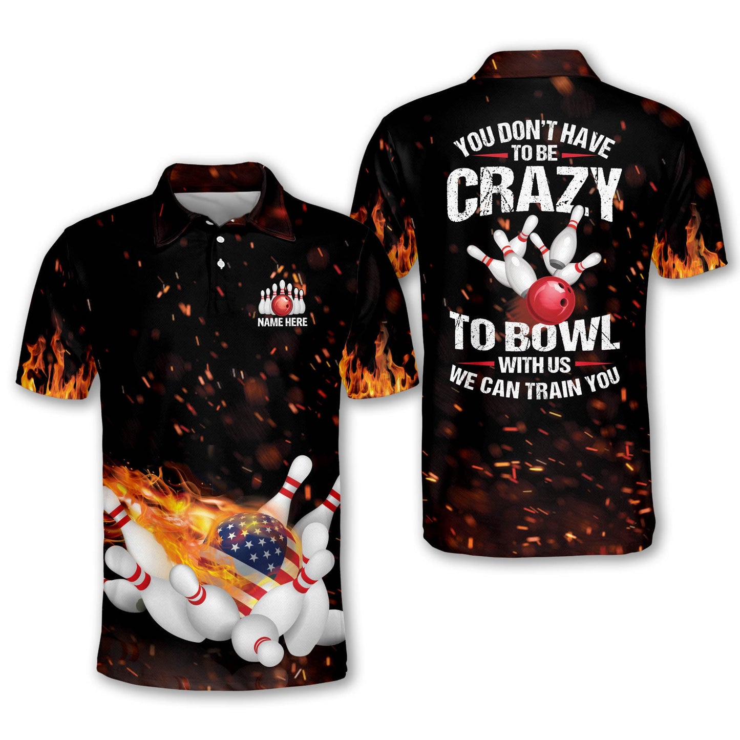 Custom We Can Train You Bowling Shirts BM0246