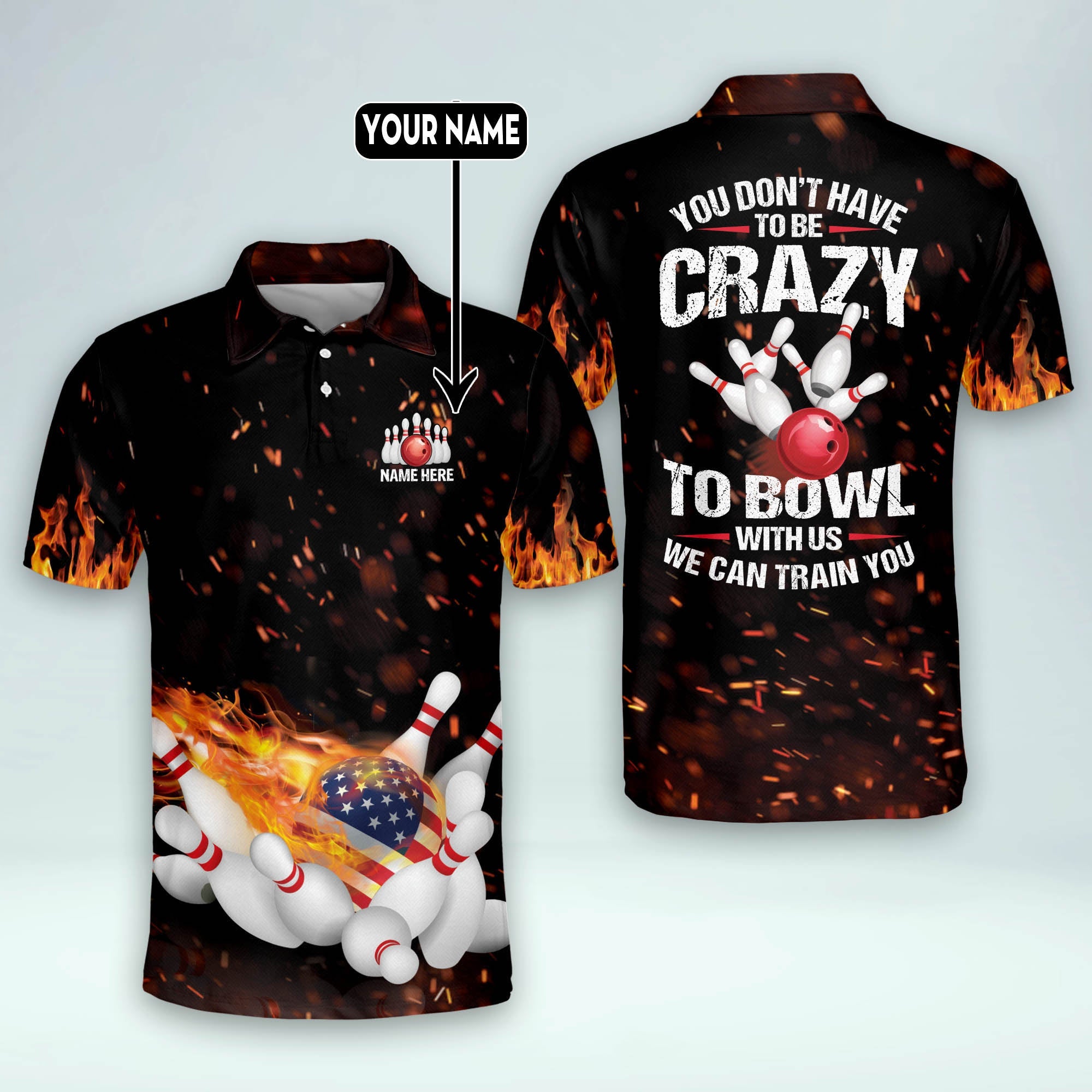 Custom Bowling Shirts For Men And Women - Customized Funny Bowling ...